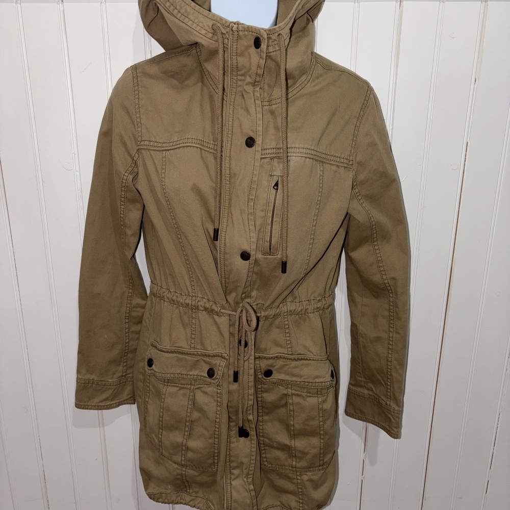 Abercrombie Hooded Cargo Jacket (XS)